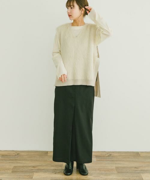 URBAN RESEARCH ITEMS / アーバンリサーチ アイテムズ スカート | ストレッチセンタータックスカート | 詳細6