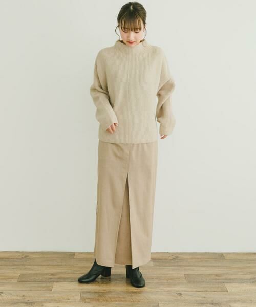 URBAN RESEARCH ITEMS / アーバンリサーチ アイテムズ スカート | ストレッチセンタータックスカート | 詳細15