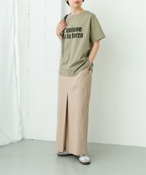 URBAN RESEARCH ITEMS / アーバンリサーチ アイテムズ スカート | ストレッチセンタータックスカート | 詳細17