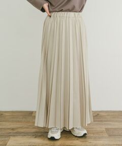 URBAN RESEARCH ITEMS / アーバンリサーチ アイテムズ スカート | マットサテンランダムプリーツスカート