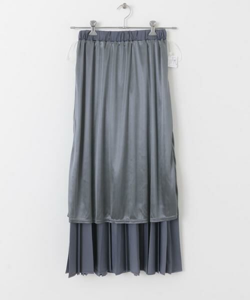 URBAN RESEARCH ITEMS / アーバンリサーチ アイテムズ スカート | マットサテンランダムプリーツスカート | 詳細10