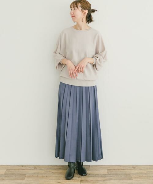 URBAN RESEARCH ITEMS / アーバンリサーチ アイテムズ スカート | マットサテンランダムプリーツスカート | 詳細5