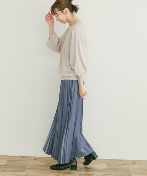 URBAN RESEARCH ITEMS / アーバンリサーチ アイテムズ スカート | マットサテンランダムプリーツスカート | 詳細7