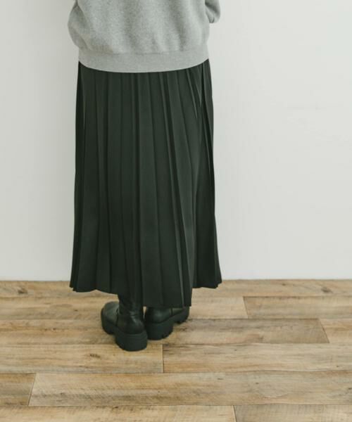 URBAN RESEARCH ITEMS / アーバンリサーチ アイテムズ スカート | マットサテンランダムプリーツスカート | 詳細14