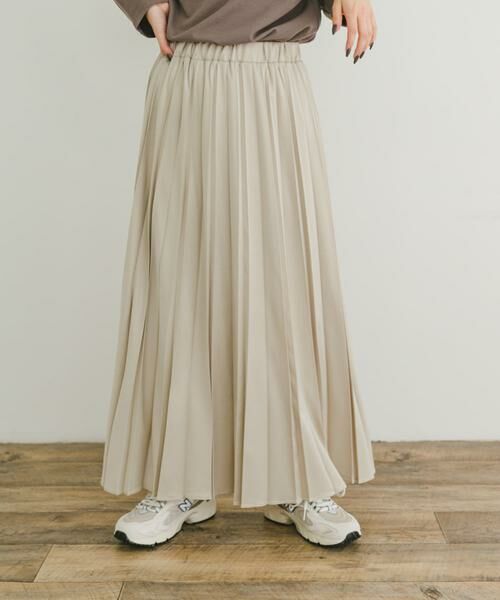 URBAN RESEARCH ITEMS / アーバンリサーチ アイテムズ スカート | マットサテンランダムプリーツスカート | 詳細20