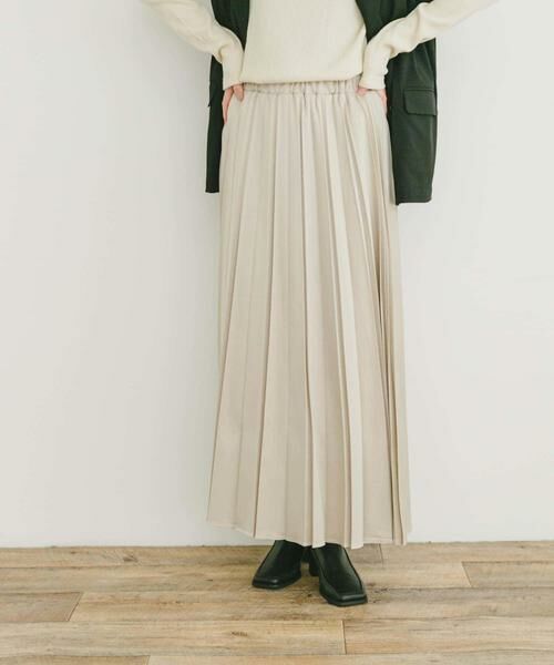 URBAN RESEARCH ITEMS / アーバンリサーチ アイテムズ スカート | マットサテンランダムプリーツスカート | 詳細24