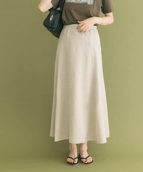 URBAN RESEARCH ITEMS / アーバンリサーチ アイテムズ スカート | リネンライクマキシスカート | 詳細8