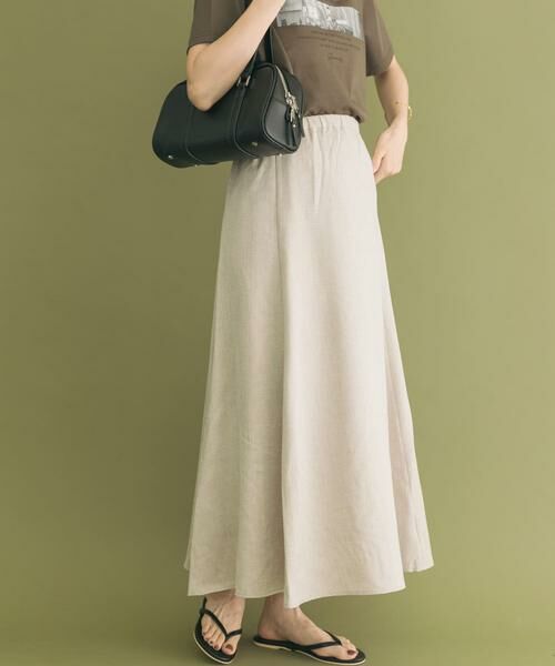 URBAN RESEARCH ITEMS / アーバンリサーチ アイテムズ スカート | リネンライクマキシスカート | 詳細10
