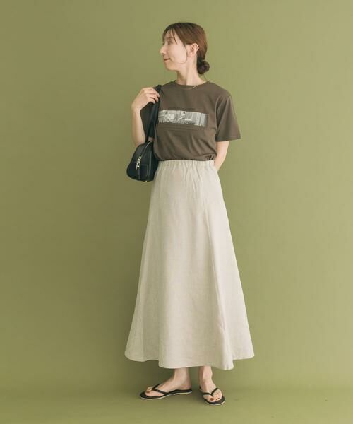 URBAN RESEARCH ITEMS / アーバンリサーチ アイテムズ スカート | リネンライクマキシスカート | 詳細13