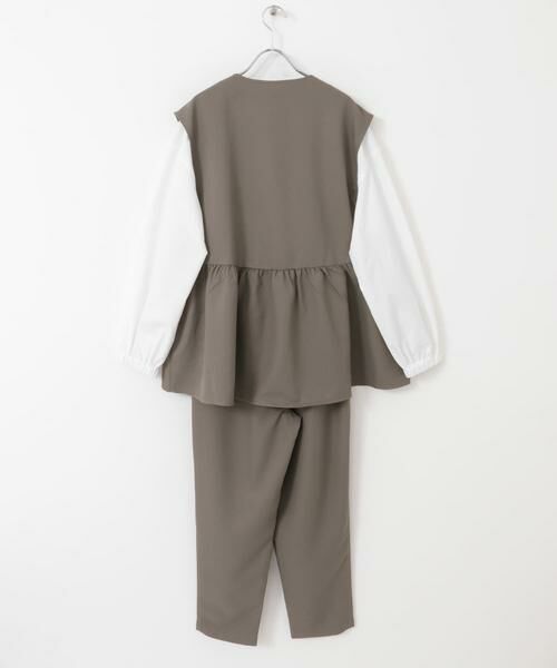 URBAN RESEARCH ITEMS / アーバンリサーチ アイテムズ セットアップ | ペプラムブラウス×パンツ3セット | 詳細11