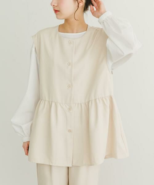 URBAN RESEARCH ITEMS / アーバンリサーチ アイテムズ セットアップ | ペプラムブラウス×パンツ3セット | 詳細17