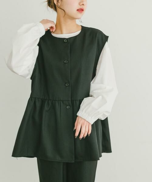 URBAN RESEARCH ITEMS / アーバンリサーチ アイテムズ セットアップ | ペプラムブラウス×パンツ3セット | 詳細29