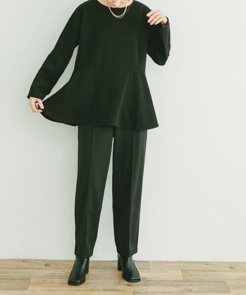 URBAN RESEARCH ITEMS/アーバンリサーチ アイテムズ ペプラムトップス×パンツセット ブラック系その他 FREE URBAN RESEARCH ITEMS/アーバンリサーチ アイテムズ ペプラムトップス×パンツセット ブラック系その他 FREE