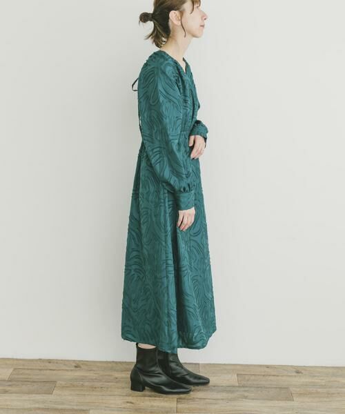 URBAN RESEARCH ITEMS / アーバンリサーチ アイテムズ ワンピース | ジャガードロングスリーブワンピース | 詳細3