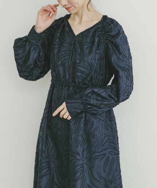 URBAN RESEARCH ITEMS / アーバンリサーチ アイテムズ ワンピース | ジャガードロングスリーブワンピース | 詳細9