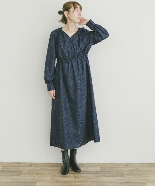 URBAN RESEARCH ITEMS / アーバンリサーチ アイテムズ ワンピース | ジャガードロングスリーブワンピース | 詳細11