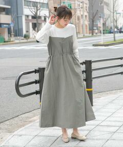 URBAN RESEARCH ITEMS / アーバンリサーチ アイテムズ ワンピース | ドッキングナイロンワンピース