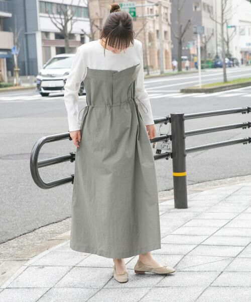 URBAN RESEARCH ITEMS / アーバンリサーチ アイテムズ ワンピース | ドッキングナイロンワンピース | 詳細2