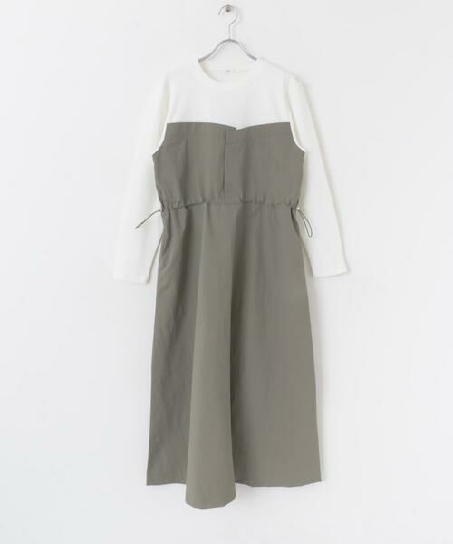 URBAN RESEARCH ITEMS / アーバンリサーチ アイテムズ ワンピース | ドッキングナイロンワンピース | 詳細4