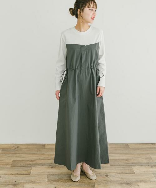 URBAN RESEARCH ITEMS / アーバンリサーチ アイテムズ ワンピース | ドッキングナイロンワンピース | 詳細6