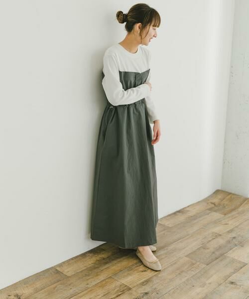 URBAN RESEARCH ITEMS / アーバンリサーチ アイテムズ ワンピース | ドッキングナイロンワンピース | 詳細8