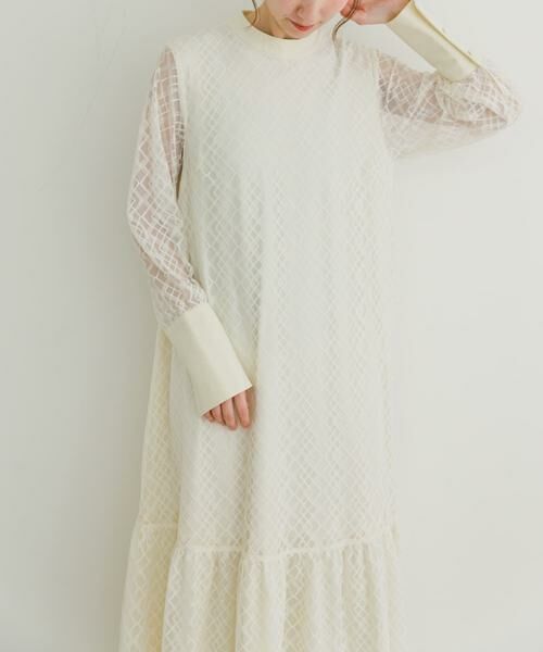 URBAN RESEARCH ITEMS / アーバンリサーチ アイテムズ ワンピース | シアーハイネックワンピース | 詳細1