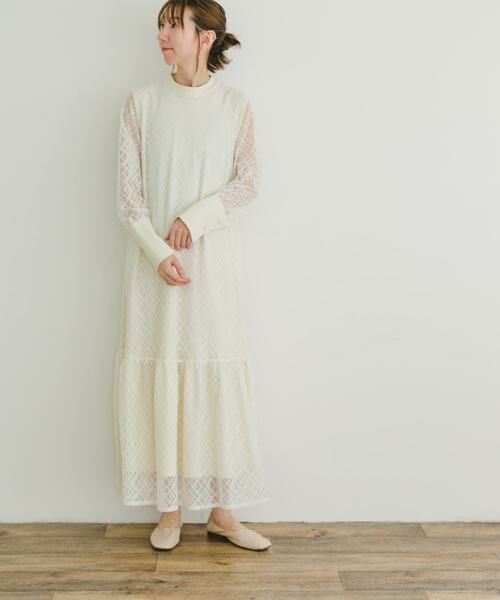 URBAN RESEARCH ITEMS / アーバンリサーチ アイテムズ ワンピース | シアーハイネックワンピース | 詳細2
