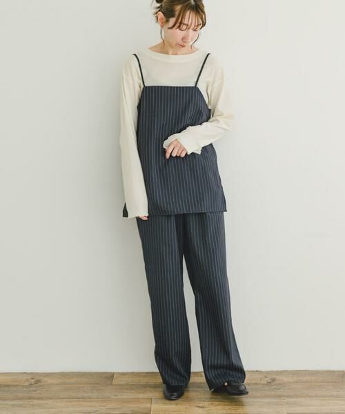 URBAN RESEARCH ITEMS / アーバンリサーチ アイテムズ セットアップ | ストライプキャミソール×イージーパンツセット | 詳細1