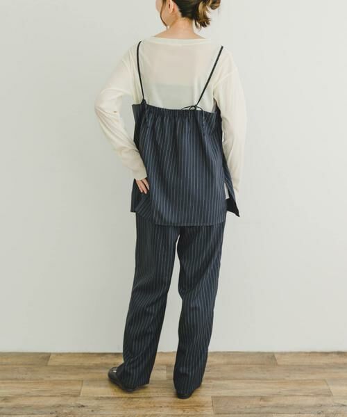 URBAN RESEARCH ITEMS / アーバンリサーチ アイテムズ セットアップ | ストライプキャミソール×イージーパンツセット | 詳細2