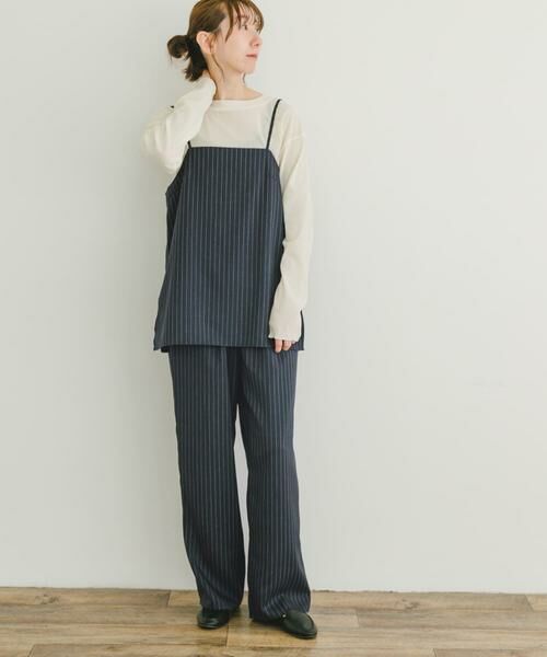 URBAN RESEARCH ITEMS / アーバンリサーチ アイテムズ セットアップ | ストライプキャミソール×イージーパンツセット | 詳細4
