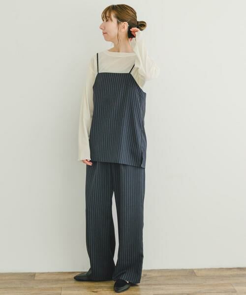 URBAN RESEARCH ITEMS / アーバンリサーチ アイテムズ セットアップ | ストライプキャミソール×イージーパンツセット | 詳細5