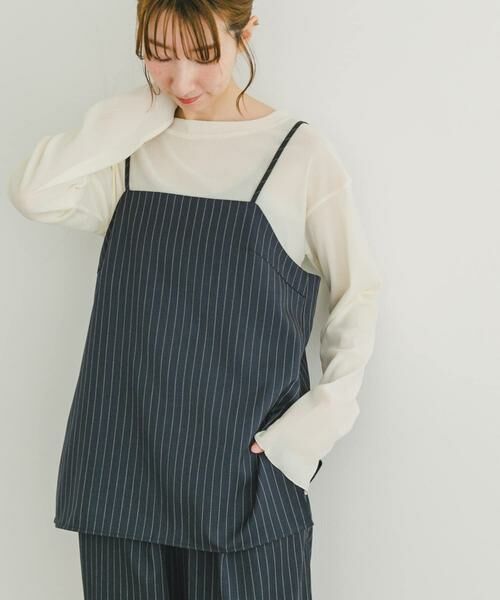URBAN RESEARCH ITEMS / アーバンリサーチ アイテムズ セットアップ | ストライプキャミソール×イージーパンツセット | 詳細7