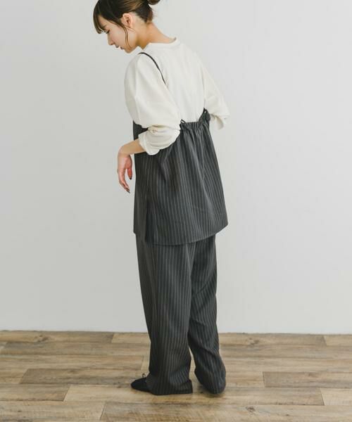URBAN RESEARCH ITEMS / アーバンリサーチ アイテムズ セットアップ | ストライプキャミソール×イージーパンツセット | 詳細18