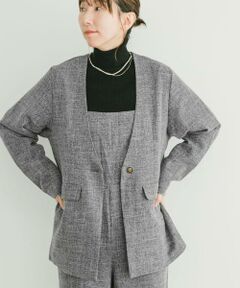 URBAN RESEARCH ITEMS / アーバンリサーチ アイテムズ ノーカラージャケット | ノーカラージャケット