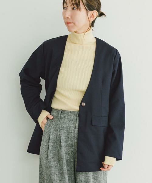 URBAN RESEARCH ITEMS / アーバンリサーチ アイテムズ ノーカラージャケット | ノーカラージャケット | 詳細2