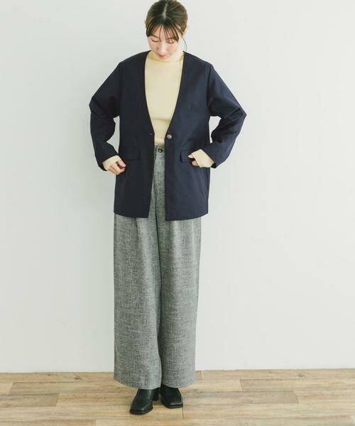 URBAN RESEARCH ITEMS / アーバンリサーチ アイテムズ ノーカラージャケット | ノーカラージャケット | 詳細3