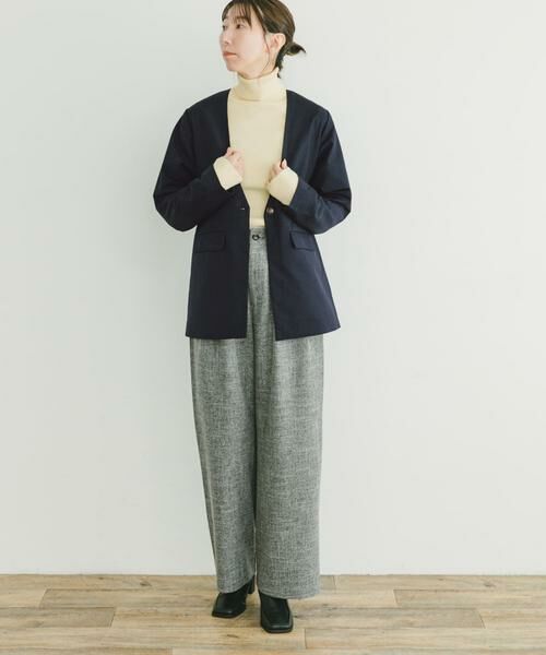 URBAN RESEARCH ITEMS / アーバンリサーチ アイテムズ ノーカラージャケット | ノーカラージャケット | 詳細4