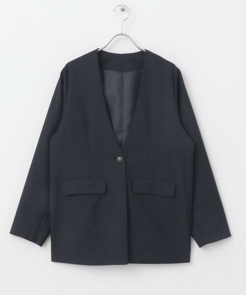 URBAN RESEARCH ITEMS / アーバンリサーチ アイテムズ ノーカラージャケット | ノーカラージャケット | 詳細6