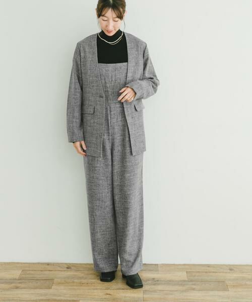 URBAN RESEARCH ITEMS / アーバンリサーチ アイテムズ ノーカラージャケット | ノーカラージャケット | 詳細13