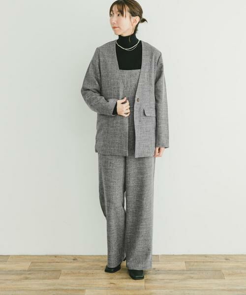 URBAN RESEARCH ITEMS / アーバンリサーチ アイテムズ ノーカラージャケット | ノーカラージャケット | 詳細14