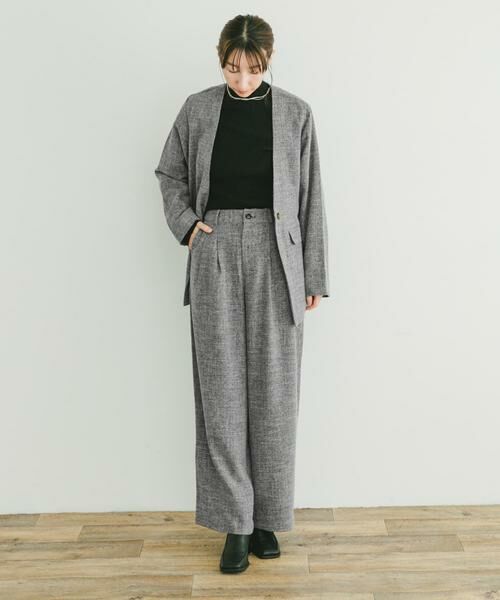 URBAN RESEARCH ITEMS / アーバンリサーチ アイテムズ ノーカラージャケット | ノーカラージャケット | 詳細15