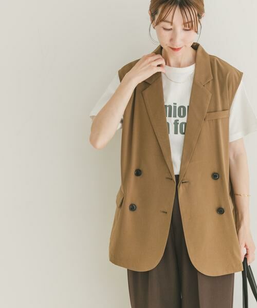 URBAN RESEARCH ITEMS / アーバンリサーチ アイテムズ ベスト | ダブルブレストジレ | 詳細2