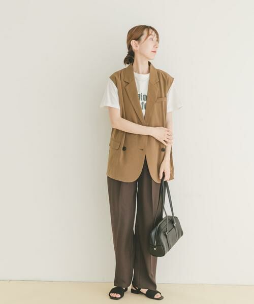 URBAN RESEARCH ITEMS / アーバンリサーチ アイテムズ ベスト | ダブルブレストジレ | 詳細5