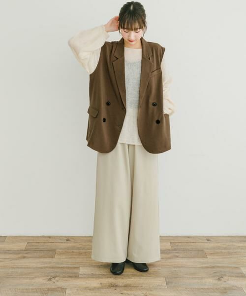 URBAN RESEARCH ITEMS / アーバンリサーチ アイテムズ ベスト | ダブルブレストジレ | 詳細7