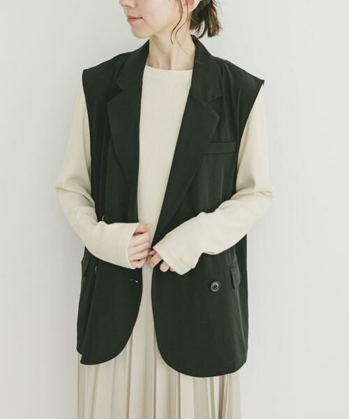 URBAN RESEARCH ITEMS / アーバンリサーチ アイテムズ ベスト | ダブルブレストジレ | 詳細14