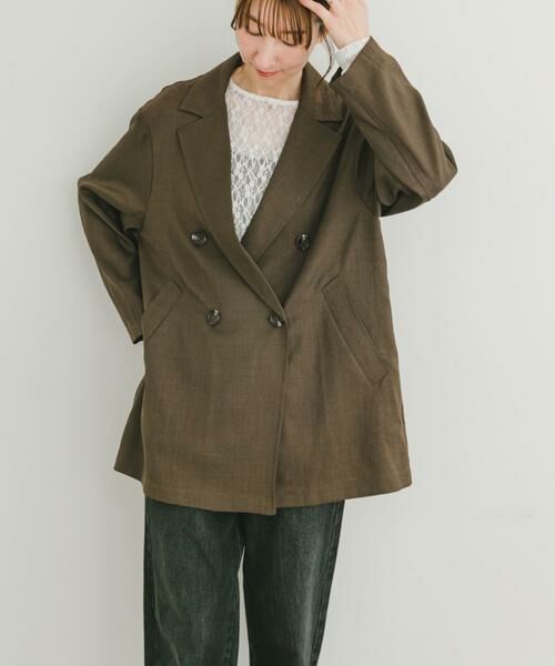 URBAN RESEARCH ITEMS / アーバンリサーチ アイテムズ その他アウター | リネンライクジャケット | 詳細3