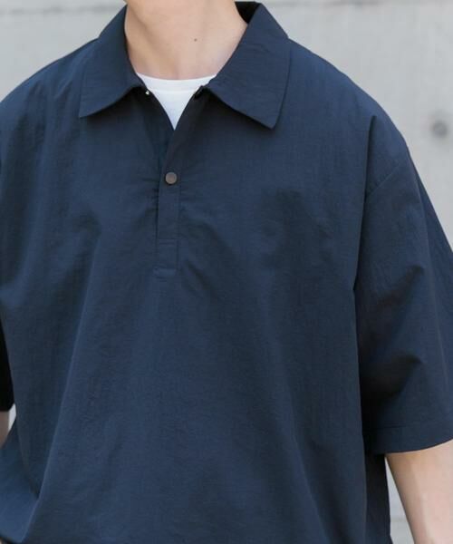 URBAN RESEARCH ITEMS / アーバンリサーチ アイテムズ ポロシャツ | 『撥水/イージーケア/接触冷感/UVカット』タスランナイロンスナップボタンポロシャツ | 詳細1