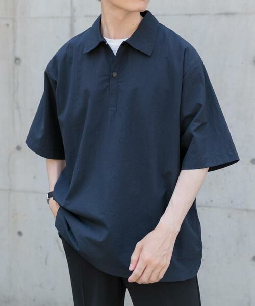 URBAN RESEARCH ITEMS / アーバンリサーチ アイテムズ ポロシャツ | 『撥水/イージーケア/接触冷感/UVカット』タスランナイロンスナップボタンポロシャツ | 詳細2