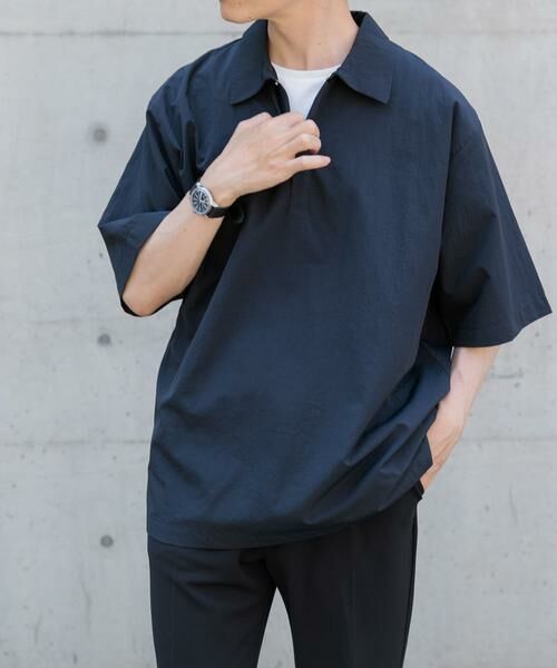 URBAN RESEARCH ITEMS / アーバンリサーチ アイテムズ ポロシャツ | 『撥水/イージーケア/接触冷感/UVカット』タスランナイロンスナップボタンポロシャツ | 詳細3