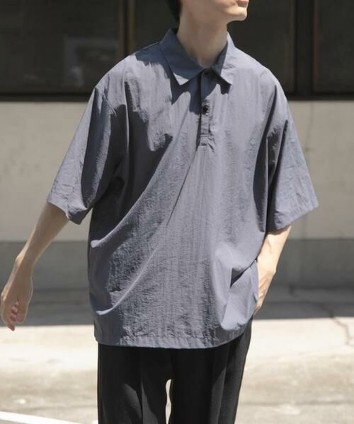 URBAN RESEARCH ITEMS / アーバンリサーチ アイテムズ ポロシャツ | 『撥水/イージーケア/接触冷感/UVカット』タスランナイロンスナップボタンポロシャツ | 詳細30